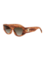 Occhiali da sole Triomphe Havana Geometric Sunglasses disponibili online da Ottica Ricci