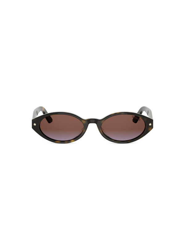 Occhiali da sole DiorPacific R1I Havana Oval Sunglasses disponibili online da Ottica Ricci