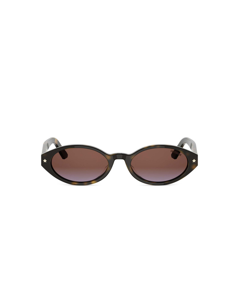 Occhiali da sole DiorPacific R1I Havana Oval Sunglasses disponibili online da Ottica Ricci