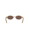 Occhiali da sole DiorPacific R1I Yellow Oval Sunglasses disponibili online da Ottica Ricci