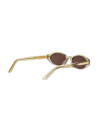 Occhiali da sole DiorPacific R1I Yellow Oval Sunglasses disponibili online da Ottica Ricci