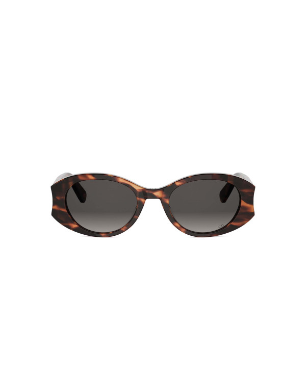 Occhiali da sole DiorGlow B3I Havana Oval Sunglasses disponibili online da Ottica Ricci