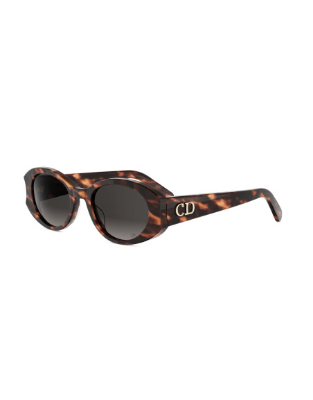 Occhiali da sole DiorGlow B3I Havana Oval Sunglasses disponibili online da Ottica Ricci
