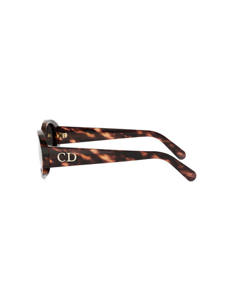 Occhiali da sole DiorGlow B3I Havana Oval Sunglasses disponibili online da Ottica Ricci
