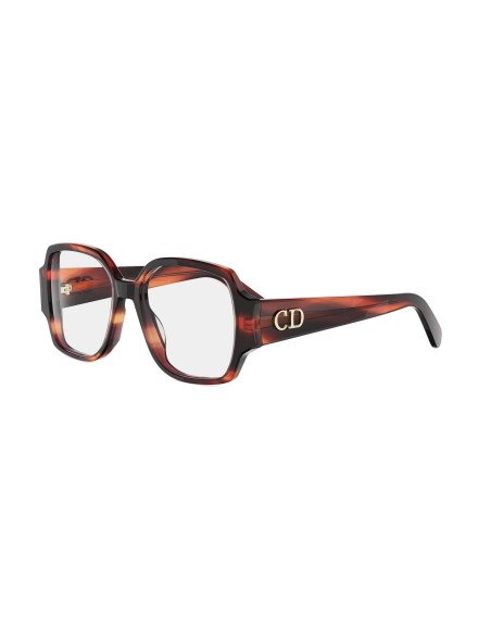 Occhiali da vista DiorGlowO S3I Red Rectangular Eyeglasses disponibili online da Ottica Ricci