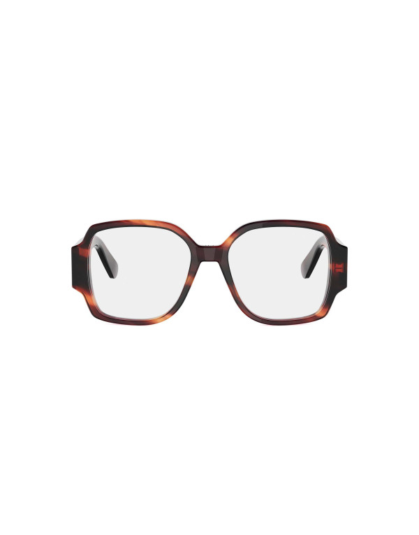Occhiali da vista DiorGlowO S3I Red Rectangular Eyeglasses disponibili online da Ottica Ricci