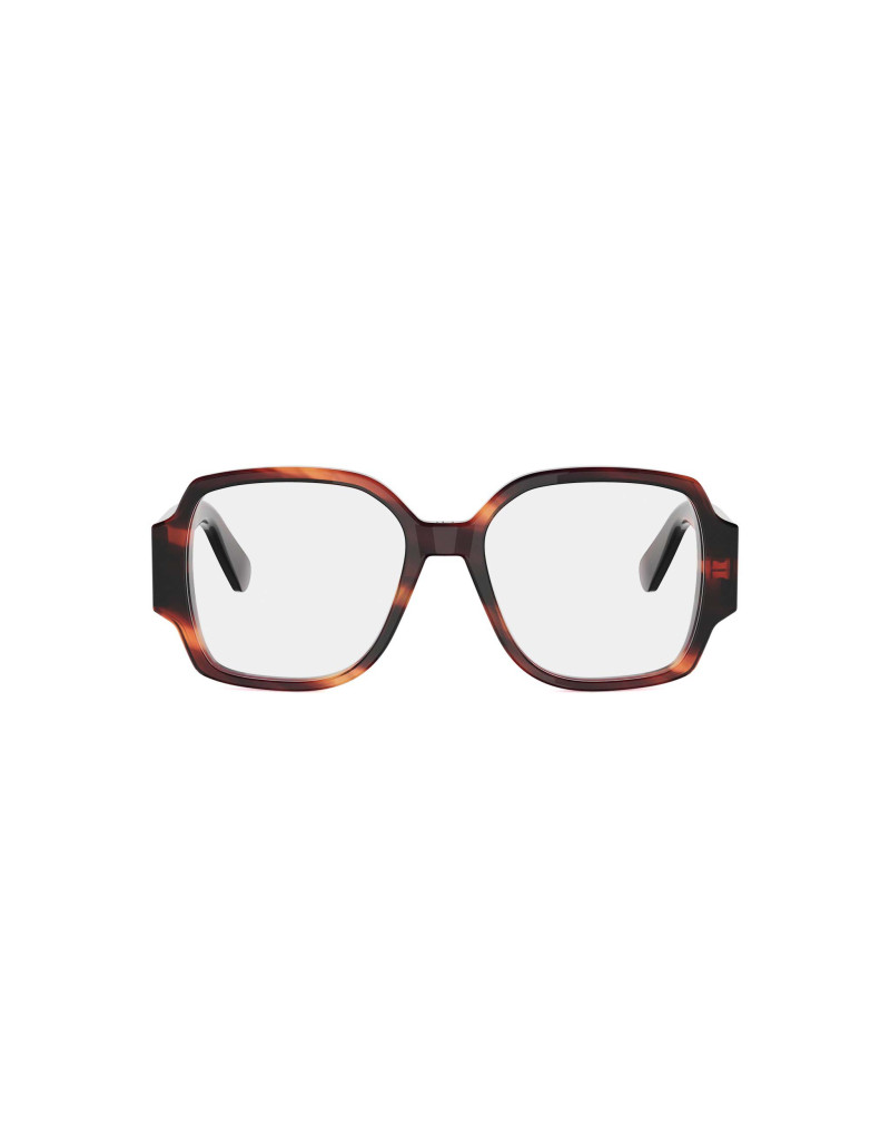 Occhiali da vista DiorGlowO S3I Red Rectangular Eyeglasses disponibili online da Ottica Ricci