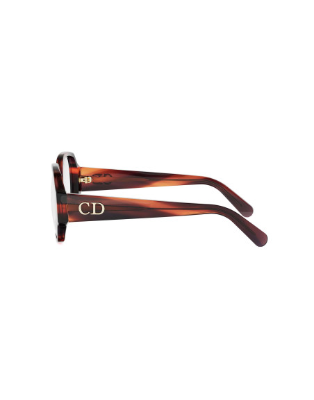 Occhiali da vista DiorGlowO S3I Red Rectangular Eyeglasses disponibili online da Ottica Ricci