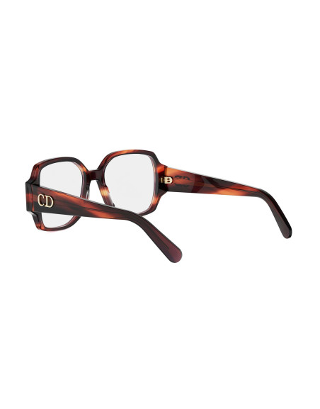 Occhiali da vista DiorGlowO S3I Red Rectangular Eyeglasses disponibili online da Ottica Ricci
