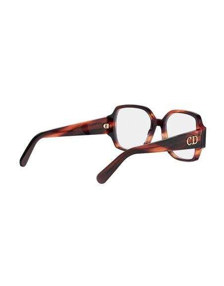 Occhiali da vista DiorGlowO S3I Red Rectangular Eyeglasses disponibili online da Ottica Ricci