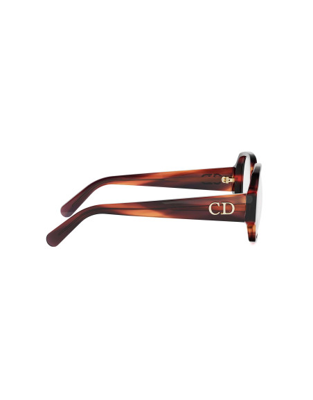 Occhiali da vista DiorGlowO S3I Red Rectangular Eyeglasses disponibili online da Ottica Ricci