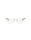 Serpenti Viper Gold Cat Eye Eyeglasses
