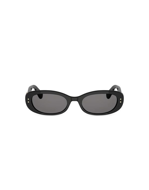 Occhiali sole Dior Oblique B1I Black Oval Sunglasses online da Ottica Ricci