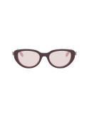 Serpenti Forever Violet Oval Sunglasses