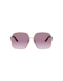 FF Diamonds Gold Square Sunglasses