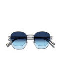 MOSCOT PLOTZ SUN tp silver denim blue