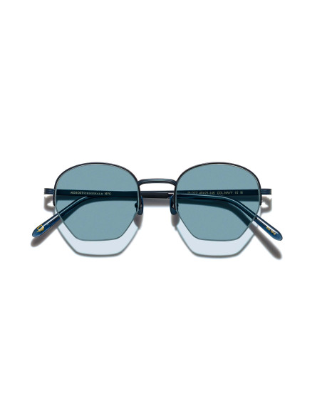 Occhiali da sole MOSCOT PLOTZ SUN navy blue lns disponibili online da Ottica Ricci